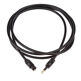 Male To 3.5mm Male Digital Optical Audio Cable   3ft