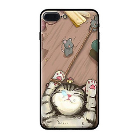 Ốp in cho iPhone 7 Plus Mèo Khóc - Hàng chính hãng