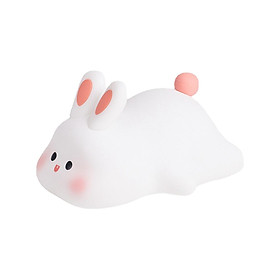 Rabbit Night Light for Kids Bedside Lamp Cute USB Rechargeable Gift LED Bunny Night Lamp NightStand Lamp for Living Room Home