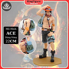 Mô Hình ACE Dáng Đứng Đeo Balo 22CM Mô hình One Piece Cao Cấp, Figure Mô Hình Anmie One Piece Luffy Vua Hải Tặc