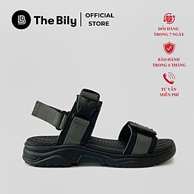 Hình ảnh Giày Sandal Nam The Bily Quai Ngang - Màu Xám BL03X