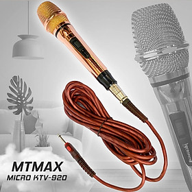Micro karaoke có dây MTMAX KTV920 - KTV930. Hàng Chính Hãng