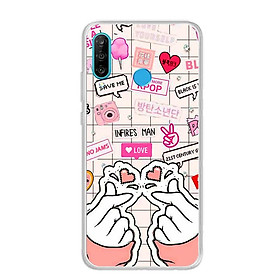 Ốp điện thoại Huawei P30 Lite - Silicon dẻo - 0125 FUNNY02 - Hàng Chính Hãng