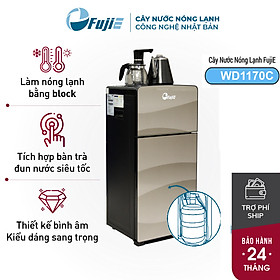 Cây Nước Nóng Lạnh Bàn Trà, Bình Âm FujiE WD1170C - Chính Hãng