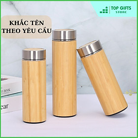 Mua Bình giữ nhiệt gỗ cao cấp BG009 450ml - Ruột Inox 304 Bền nhiệt lên tới 12h