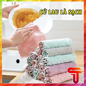 Hình ảnh Khăn lau đa năng (lau bếp, bát đĩa, bàn ghế...) siêu sạch