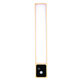 LED Motion Sensor Lights Cabinet Closet Light Night Lamp Reading Light Under-Counter Light Stepless Dimming White Light Camphorwood Material