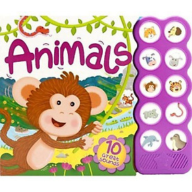 [Download Sách] Simple First Sound - Animals (Board Book) - Động vật