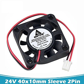 【 Ready stock 】1pcs DC 24V 2Pin 4010 3D Printer Cooler Fan 4cm 40mm 40x10mm Ventilation Axial Flow Brusheless Case Cooling Fan
