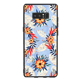 Ốp lưng viền TPU cho điện thoại Samsung Galaxy Note 8 - Flower 16