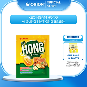 Kẹo ngậm HỌNG vị GỪNG MẬT ONG gói 87.5G