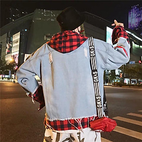 Áo khoác jean nam - áo khoát jean nữ - Phong cách Bad Boy For Life cá tính & nhẹ nhàng- hàng shop MK02