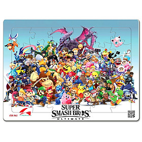 Xếp hình Tia Sáng Super smash Bros Ultimate (30 Mảnh Ghép) - Tặng kèm tranh tô màu cho bé
