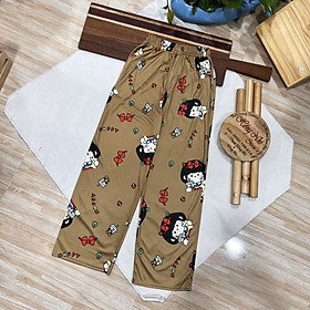 Quần Hoạt Hình Dài Cô Bé Tóc Đen Ống Rộng Cartoon Pant V2 Oversize Ulzzang Unisex - MM