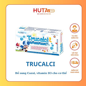 SIRO TRUCALCI - Bổ sung 2 loại CANXI từ TẢO ĐỎ & SỮA BÒ MỸ và VITAMIN D3 K2 