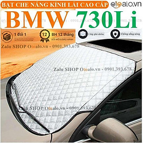 Tấm che chắn nắng nóng kính lái xe ô tô BMW 730Li 3 Lớp Cao Cấp - OTOALO