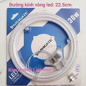 Mua BỘ VỈ LED VÒNG TỪ 18W ĐẾN 30W AC 220V ĐƠN SẮC VÀ 3 CHẾ ĐỘ