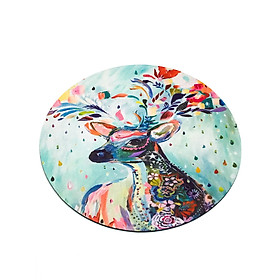 Miếng lót chuột hình tròn siêu dễ thương - Hàng chính hãng