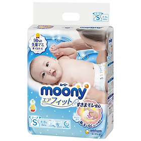 Combo 2 gói tã dán Moony cao cấp size NB90/S84/M64/L54/XL44 tặng cún bông và đồ chơi Toys House