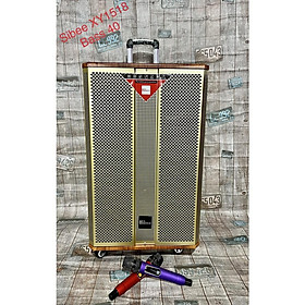 Mua LOA KÉO DI ĐỘNG KARAOKE SIBEE XY1518 (Bass 40cm  2 Micro).