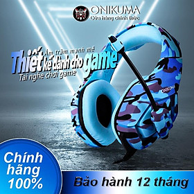 Mua Tai nghe ONIKUMA K1B Blue Headset Tai nghe chơi game âm thanh nổi có micrô  Hàng chính hãng 