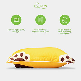 Đôi (02) gối trẻ em Everon 35*50 (cả vỏ và ruột, các màu, màu bất kỳ)