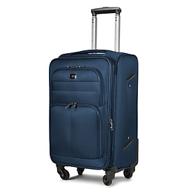 Vali vải size 19 hành lý xách tay Mr Vui 200 khóa TSA bánh xe xoay 360 độ ( kích thước 51 x 35 x 25 cm)