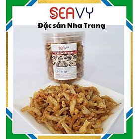 Đặc Sản Nha Trang - Cá Cơm Tẩm Bột Sấy Giòn Mặn Mặn Giòn Giòn,Seavy Hộp 500g