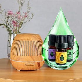 MÁY XÔNG TINH DẦU PHUN SƯƠNG TẠO ẨM LỒNG ĐÈN LỚN KRISHNA TẶNG 3 CHAI TINH DẦU 5ML SẢ CHANH, BẠC HÀ, OẢI HƯƠNG  - MÁY XÔNG TINH DẦU CHUYÊN DỤNG CHO PHÒNG LỚN , GIÚP TỎA HƯƠNG THƠM, TẠO ẨM, THƯ GIẢN, XUA ĐUỔI CÔN TRÙNG - ĐÈN LED BIẾN ĐỔI MÀU KIÊM ĐÈN NGỦ 