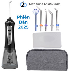 Tăm nước cầm tay h2ofloss hfp11, phiên bản mới nhất với dây sạc usb Type C và tăng cường khả năng chống nước