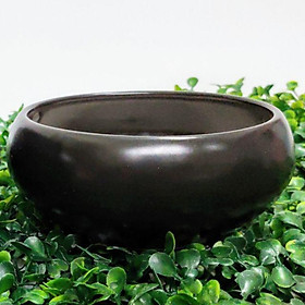 Ang bo cong tròn, sứ Bát Tràng, men trơn, thích hợp trồng tiểu cảnh , gốm sứ Bát Tràng cao cấp