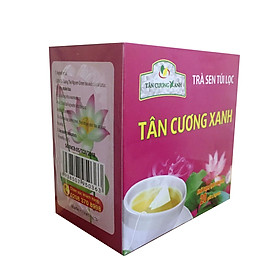 Combo 10 hộp trà túi lọc ướp hoa sen Tân Cương Xanh (20 gói x 2 gram)