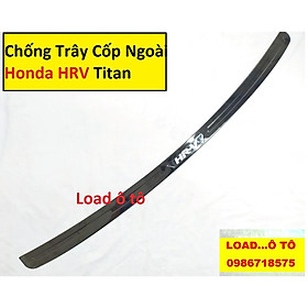 Ốp Bậc Cốp, Chống Trầy Cốp Xe Honda HRV 2023-2018 Mẫu Titan Cao Cấp