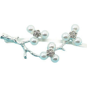 Kẹp tóc bông mai đính ngọc KAH50