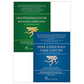 Hình ảnh Combo Người Dám Cho Đi Bán Được Nhiều Hơn + Nhà Lãnh Đạo Dám Cho Đi (Bộ 2 Cuốn)