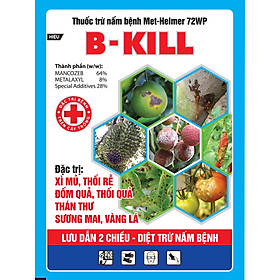 Trừ Nấm Bệnh B-KILL Gói 200g Trị Thán Thư, Thối Rễ, Xì Mủ, Thối Qủa Công Nghệ Lưu Dẫn Hai Chiều Mới Nhất