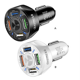 Bộ sạc xe USB di động bộ sạc điện thoại đa cổng nhanh