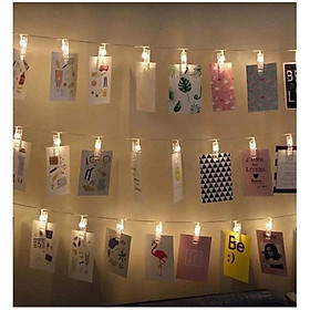 Dây kẹp ảnh có đèn, đèn led trang trí