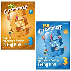 Combo Ms Grammar - Ôn Luyện Ngữ Pháp Và Bài Tập Tiếng Anh Lớp 3: Tập 1 Và 2 (Bộ 2 Tập)