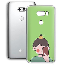 BÁO GIÁ Quay Màn Hình Lg V30 | Shopee Lazada Sendo Tiki mới nhất 18 Ốp lưng điện thoại LG V30 - 01253 7898 BOY01 - in hình chibi dễ thương - Silicon dẻo - Hàng Chính Hãng