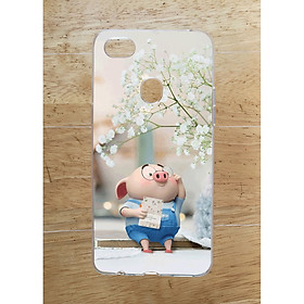 Ốp Lưng Dùng Cho Oppo F7 (Dẻo) - Heo Đọc Sach