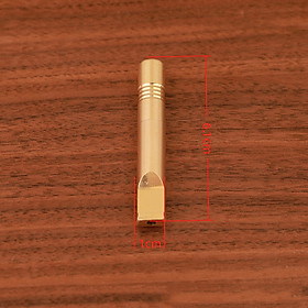 Đầu lọc thuốc bằng đồng thau, Dùng cho được cả size : Lớn + Vừa + Nhỏ, có thể tháo rời và vệ sinh giúp mỗi hơi thuốc luôn thơm mát như mới!