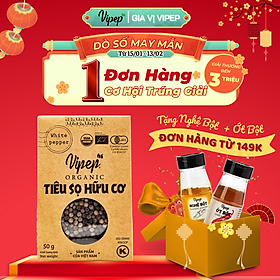 Tiêu Sọ Hạt Farmers' Organic Vipep Túi Giấy 50g