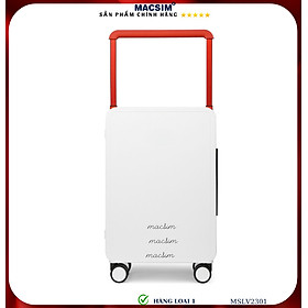 Vali cao cấp Macsim SMLV2301 cỡ 20 inch/ 24inch màu trắng- Hàng loại 1