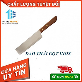 Mua DAO THÁI GỌT INOX - CHUÔI GỖ - MITUHOME - Dao sử dụng chất liệu cao cấp  có độ bền cao  dễ dàng chùi rửa và bảo quản