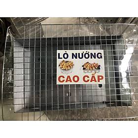 Bếp nướng than hoa Inox tặng kèm vỉ nướng/Bếp nướng BBQ ngoài trời