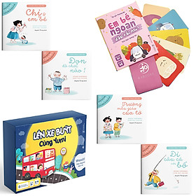 Combo ehon cho bé từ 2 tuổi: Chúng Mình Lớn Rồi + Lên Xe Buýt Cùng Yumi + Em Bé Ngoan Đâu Rồi Nhỉ
