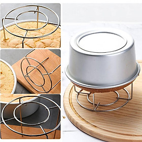 Stainless Steel Cooling Tray Cake Food Inverted Rack Oven Kitchen Baking Pizza Bread Barbecue Cookie Biscuit Holder Shelf