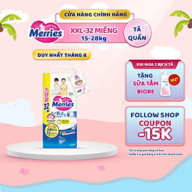 Tã/bỉm quần Merries Jumbo Đủ Size L56/XL50/XXL32