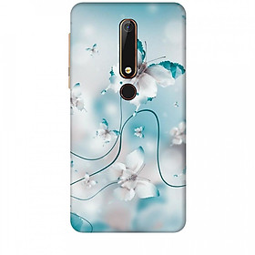Ốp lưng dành cho điện thoại NOKIA 6 2018 Cánh Bướm Xanh Mẫu 1